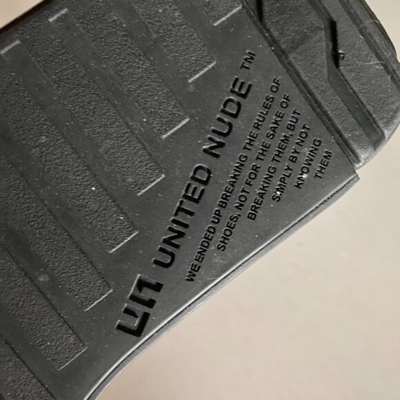 Black United Nude Delta Run Sandal - 41 - Picture 4 of 11